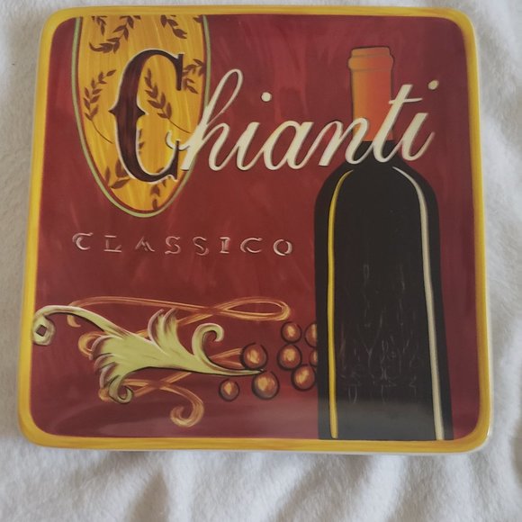 Italian Themed Plate Set of 4 - Picture 4 of 5